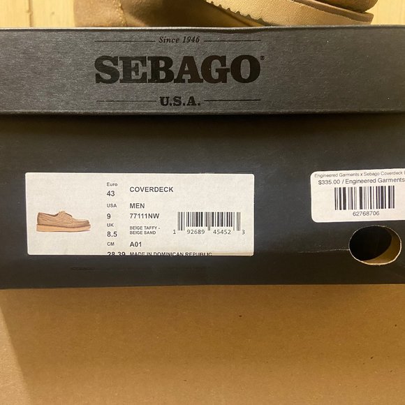 Engineered Garments x Sebago Coverdeck Derbys - Picture 11 of 12